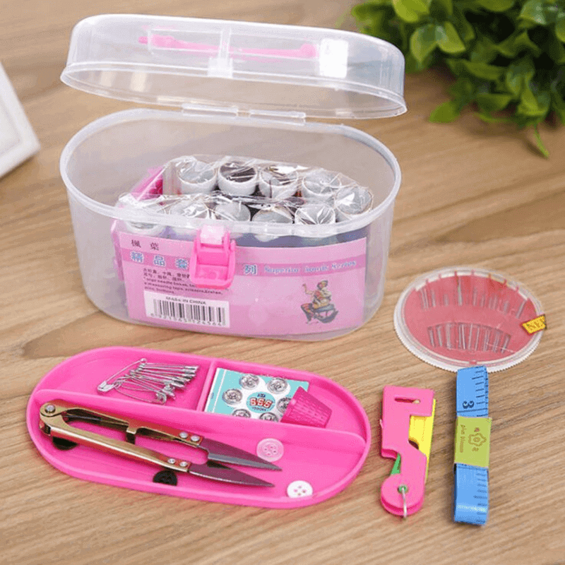 Household sewing kit portable sewing box