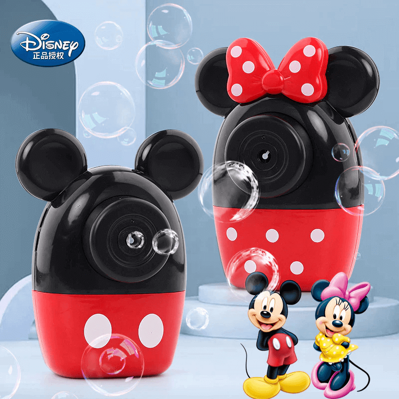 Mickey mouse auto blowing bubble machine