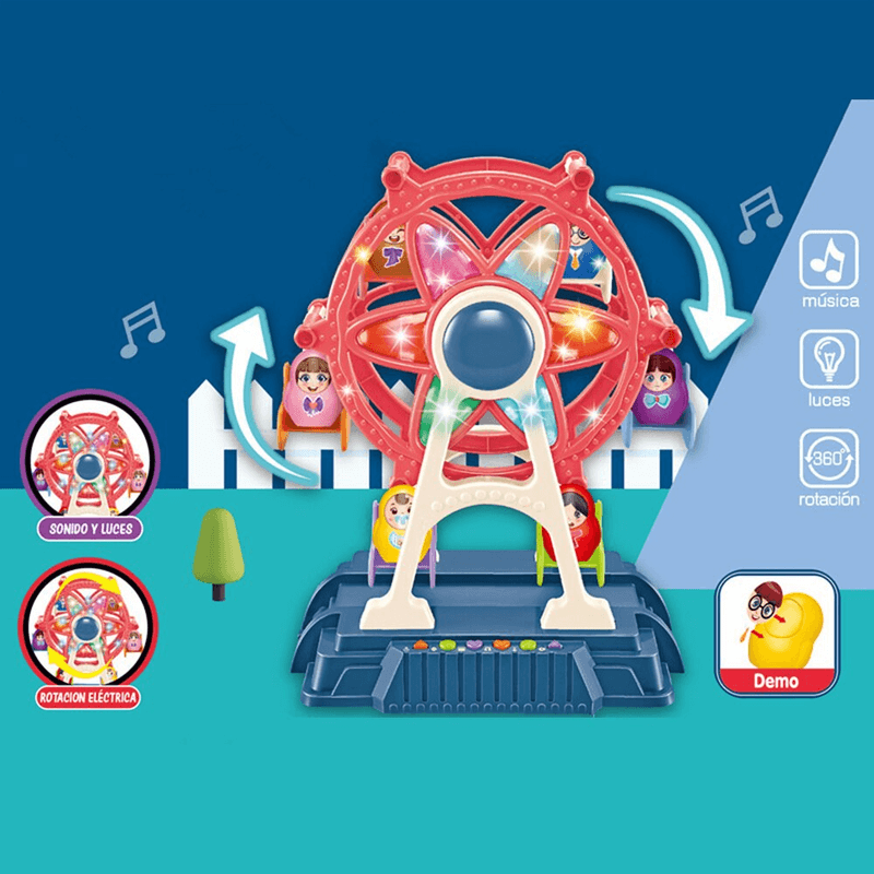 Kids amusement park toy with music and lights