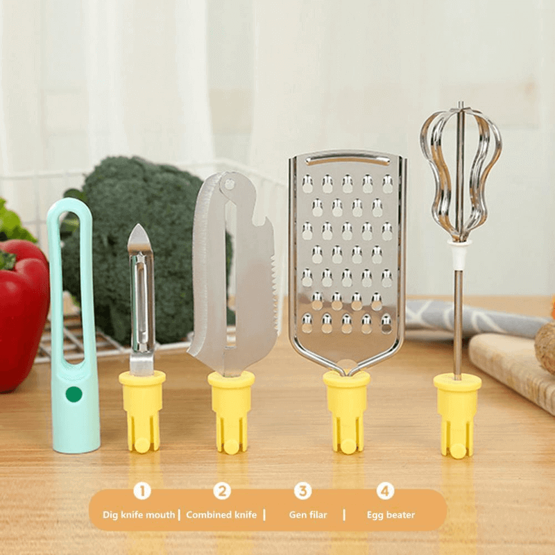 Stainless steel 4 in 1 kitchen tools set