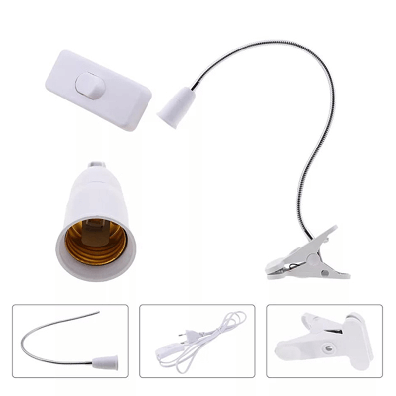 Universal clip lamp holder