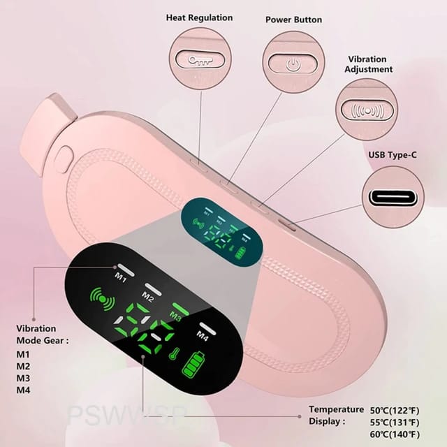 Therapy vibration massager heating belt - Prozone