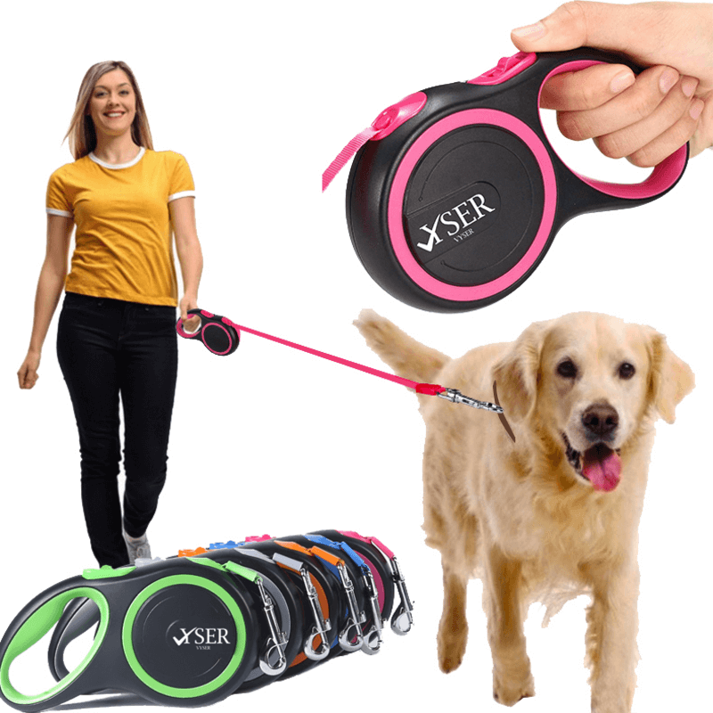 Retractable leash for dog cat 5m