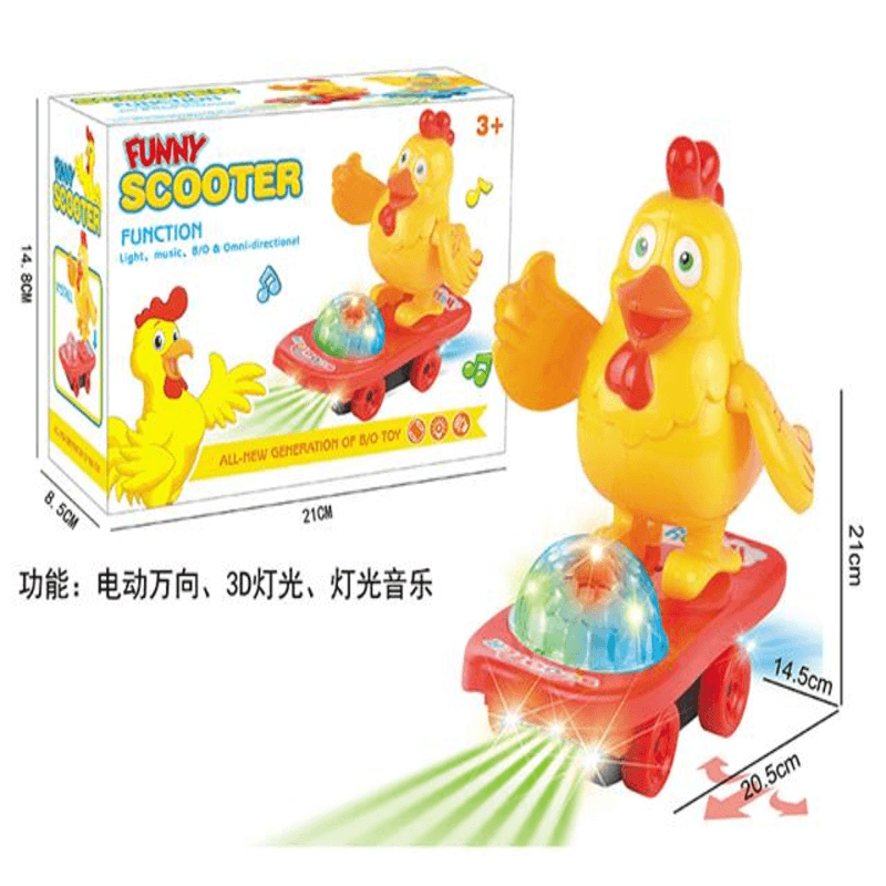 Funny chicken scooter toy for kids
