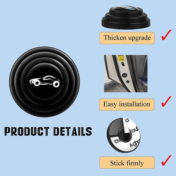 Self adhesive car door shock absorber car protection sticker-24 pcs