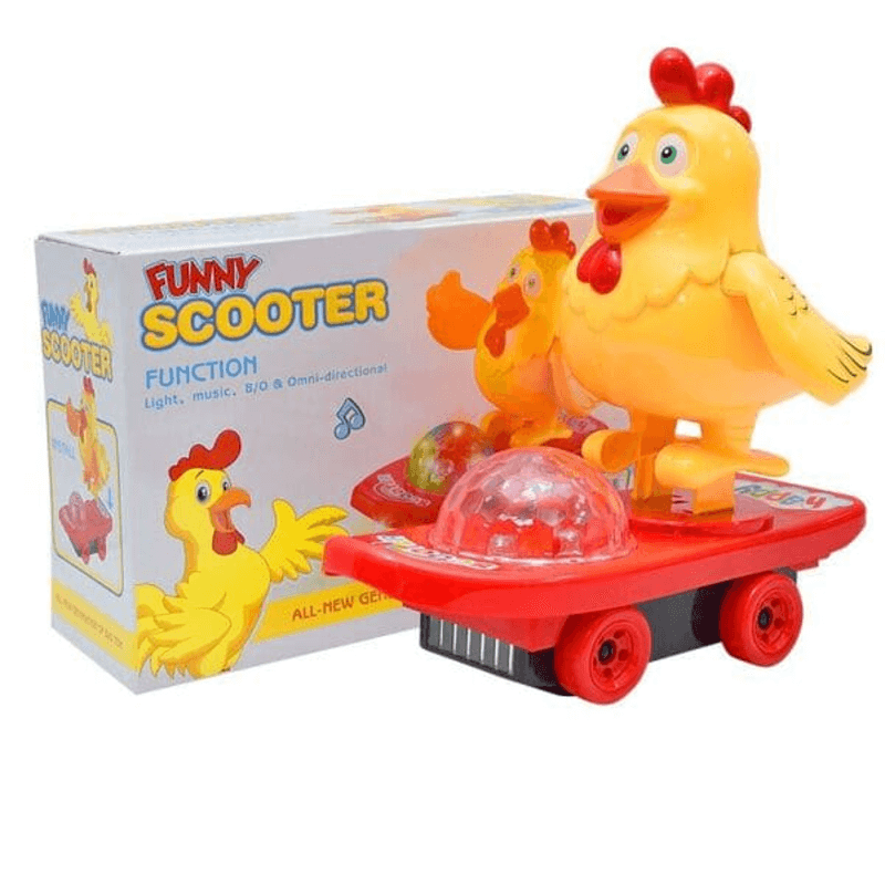 Funny chicken scooter toy for kids