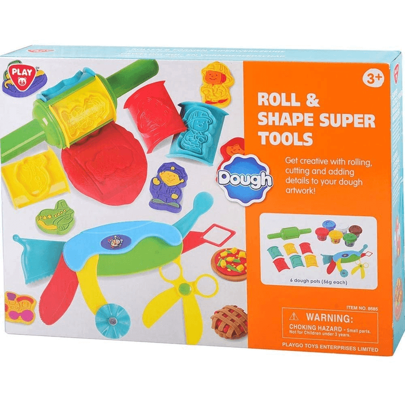 Creative roll and shape clay tool set