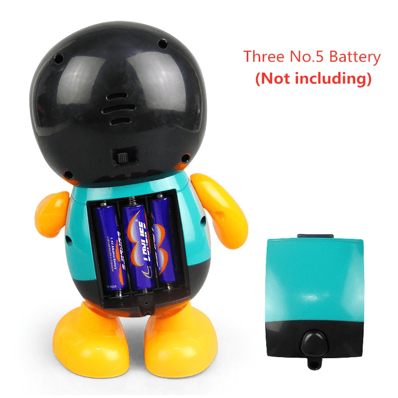 Dancing penguin electric singing robot toy