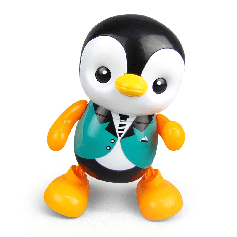 Dancing penguin electric singing robot toy