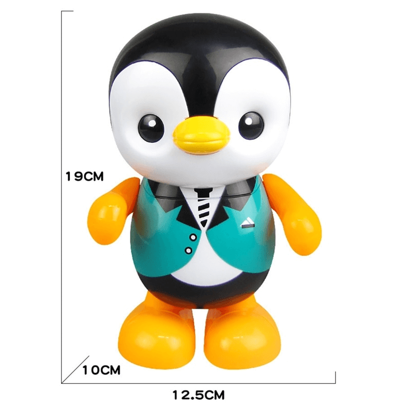 Dancing penguin electric singing robot toy