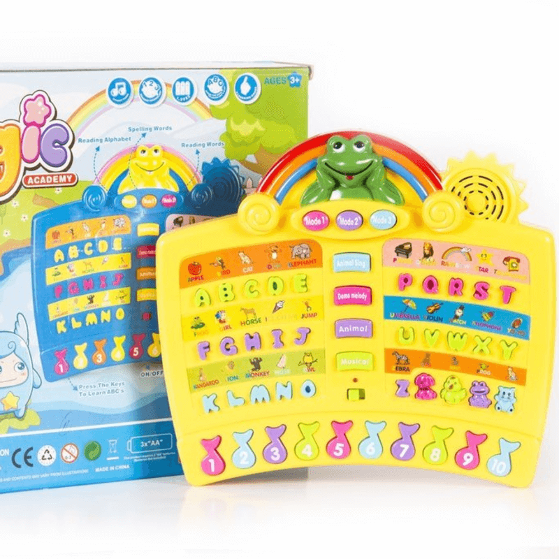 Electronic kids music book