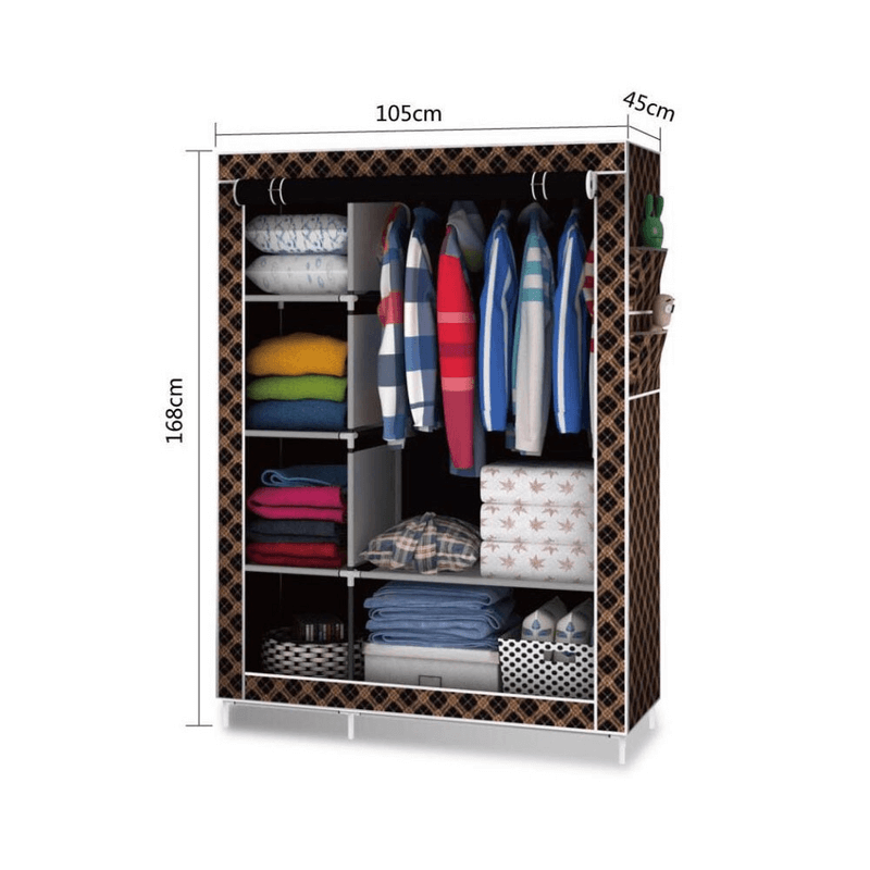 Hxt 105nt fashion portable wardrobe and organizer