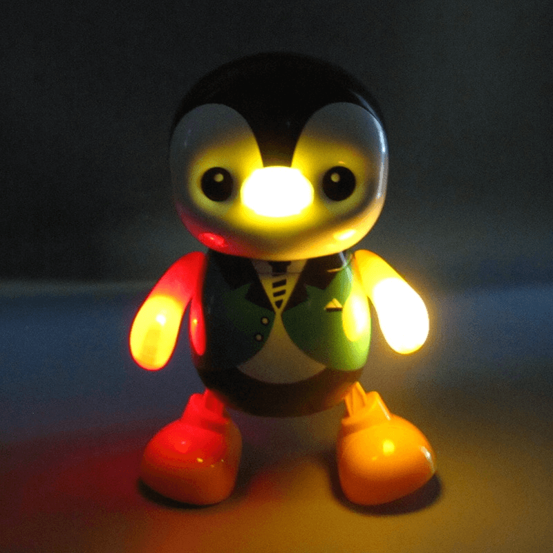 Dancing penguin electric singing robot toy