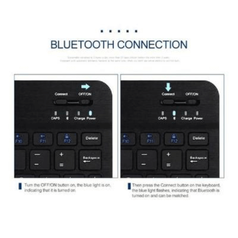 Mini 10 inches wireless keyboard for phones