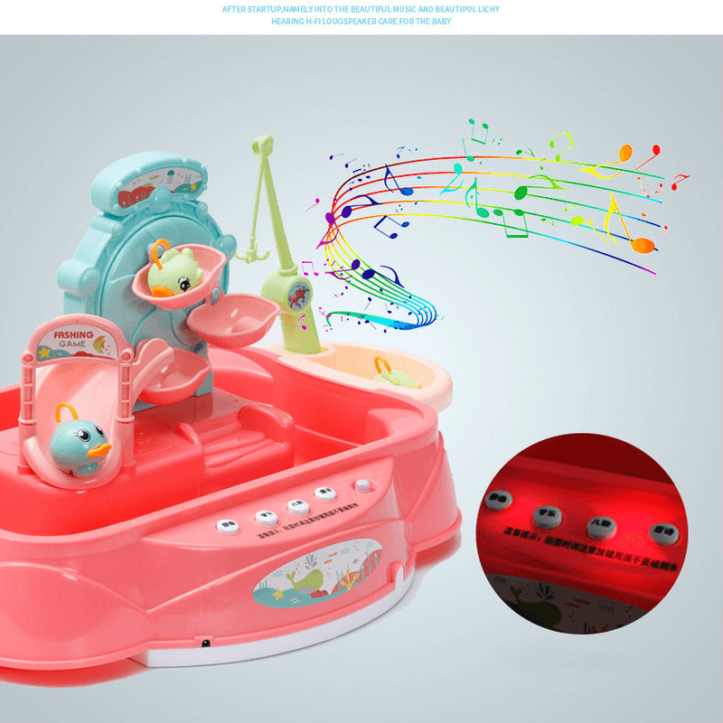 Rotating fish game interactive board game