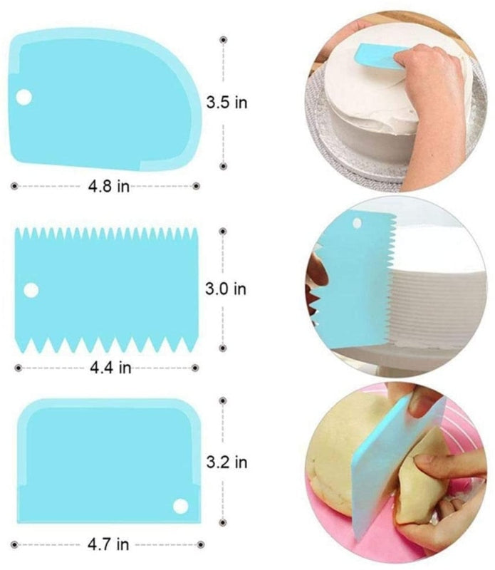 Cake scrraper 3pcs - Prozone