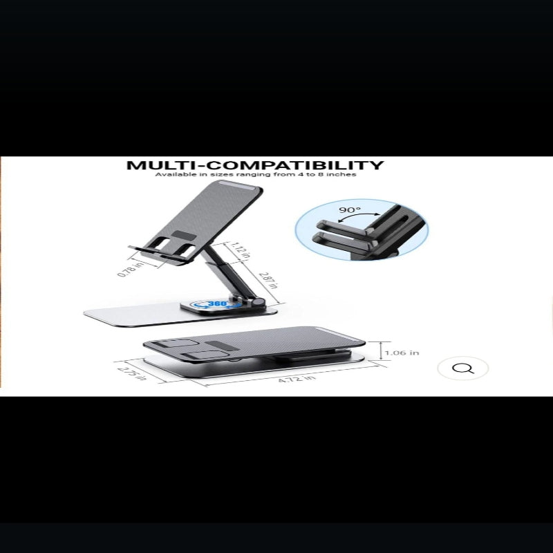 360 Rotatable Height Adjustable Foldable Phone Stand - Prozone