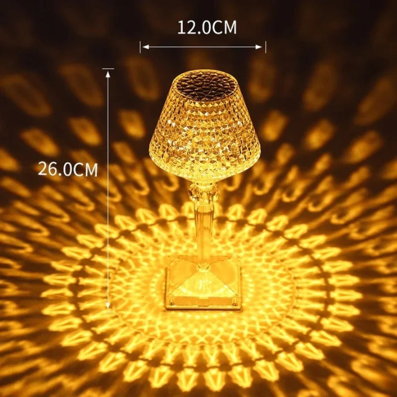 Crystal diamond stone style lamp - Prozone