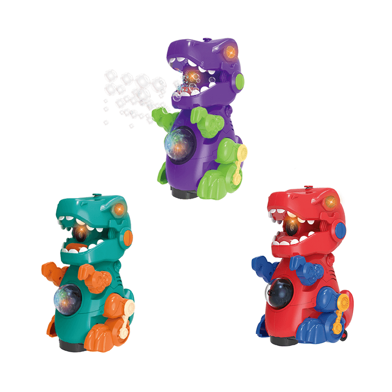 Dinosaur bubble machine auto bubble blower