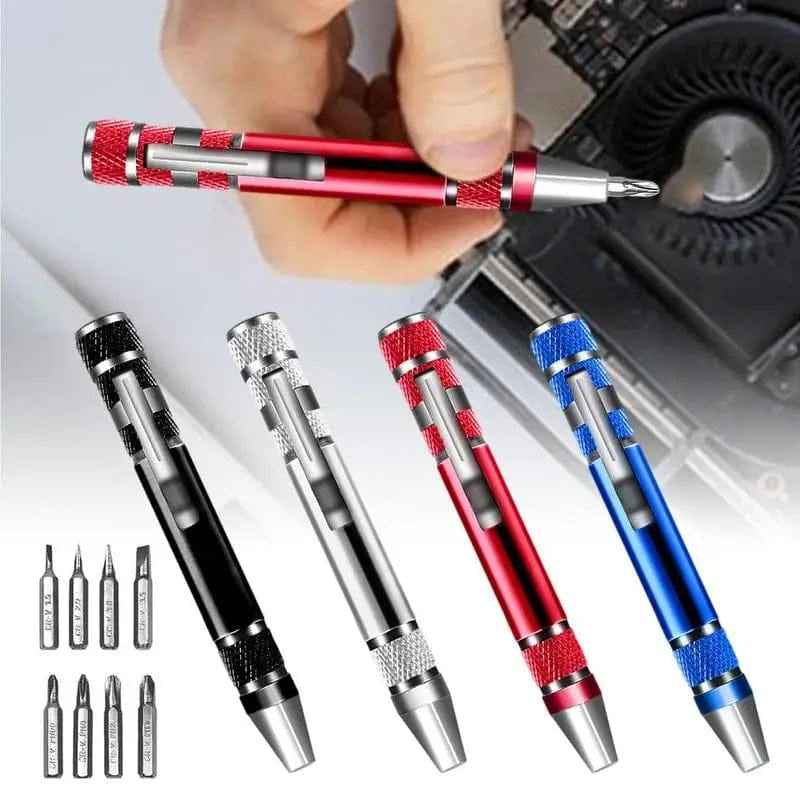8 In 1 Pocket Screwdriver Pen - Prozone