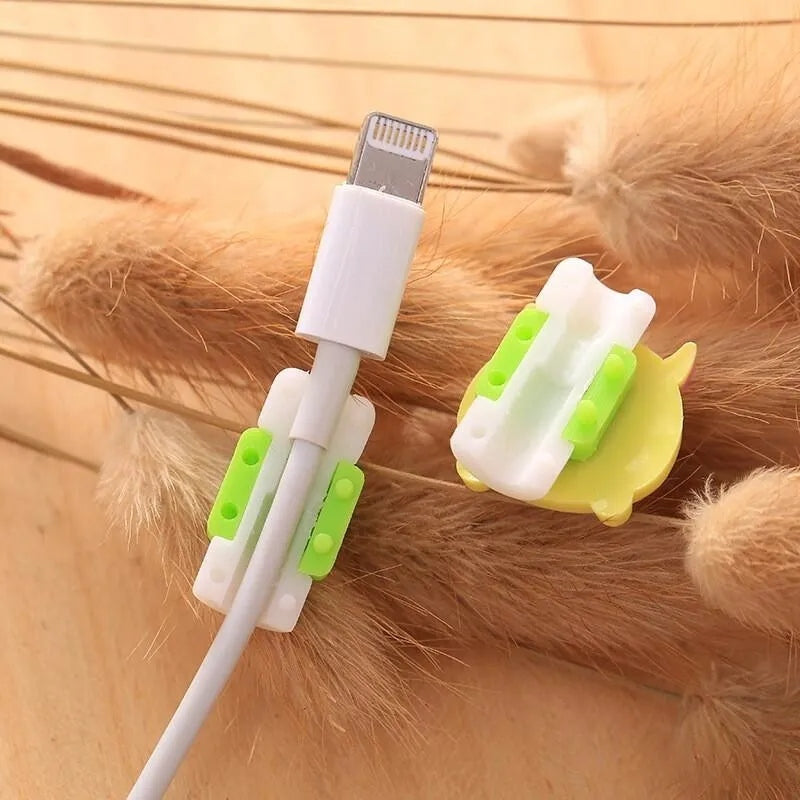 10pcs lot cartoon cable protector data line - Prozone