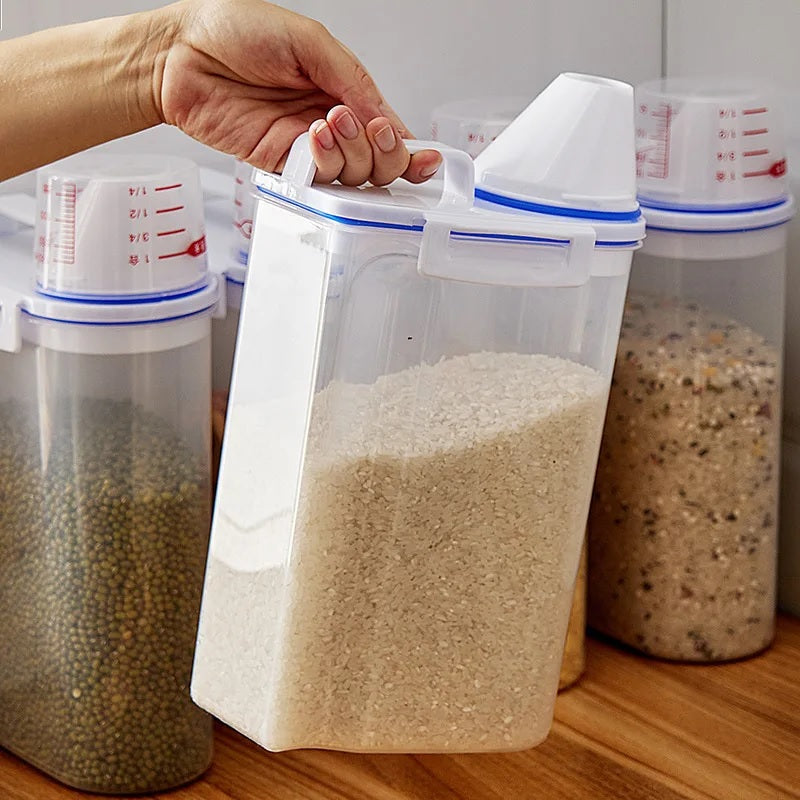 2.5l airtight food storage grain jar - Prozone