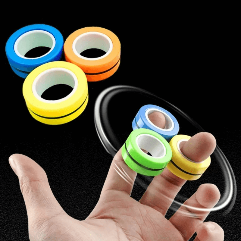 3 pcs anti stress magnetic rings