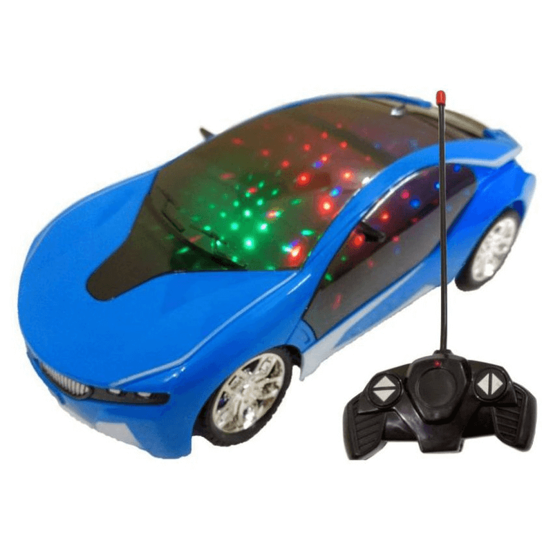   3d 4 channel rc car with lights