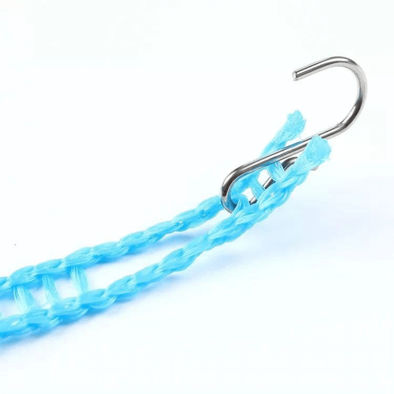 Windproof nylon clothesline outdoor drying