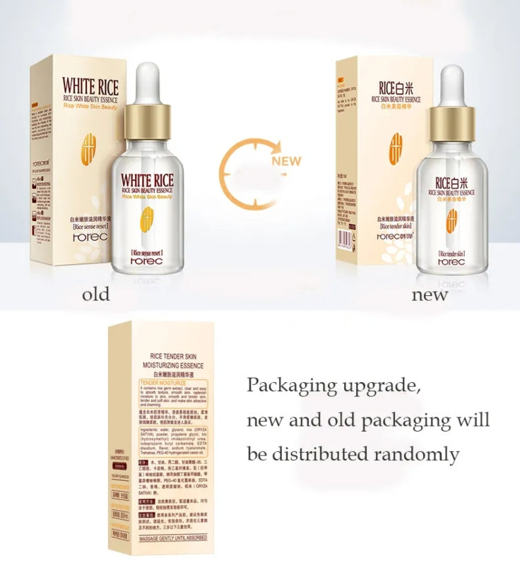 Rorec white rice serum anti wrinkle anti aging face fine - Prozone
