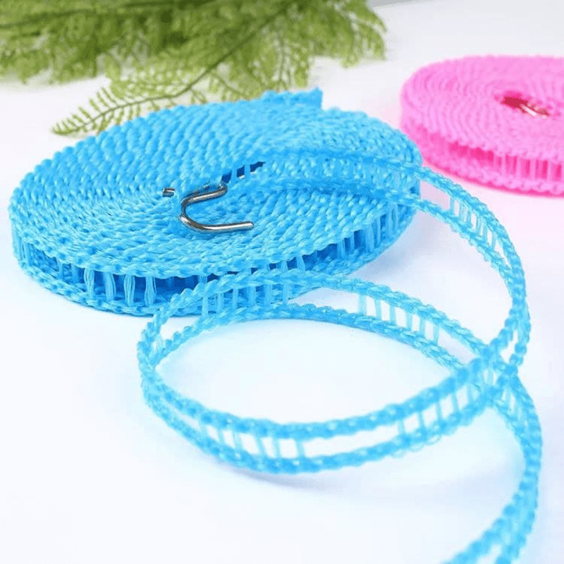 Windproof nylon clothesline outdoor drying