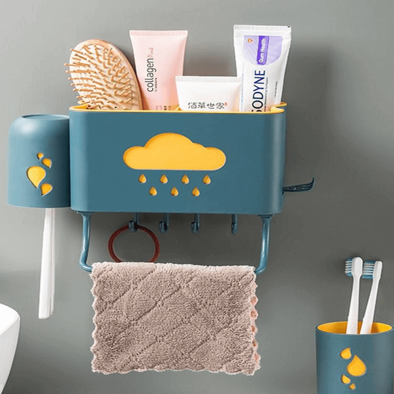 Wall mounted cutlery drainer