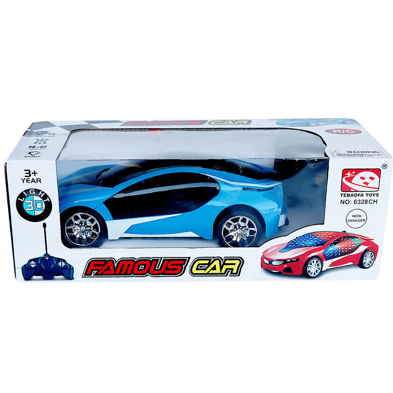 3d 4 channel rc car with lights