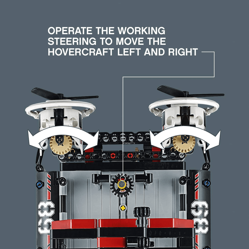 technic hovercraft 42076 building kit 1020 pcs