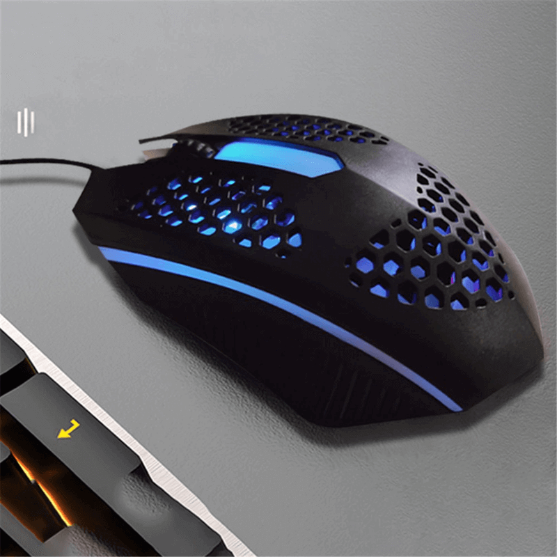 L601 luminous color usb fashion wired mouse