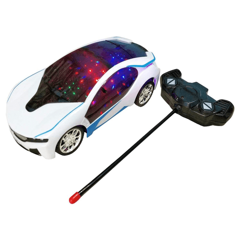 3d 4 channel rc car with lights