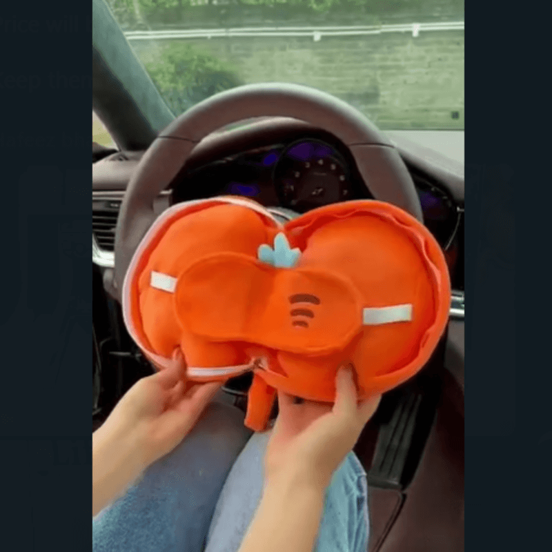 Neck support pillow and eye mask 2 in 1--for travellers