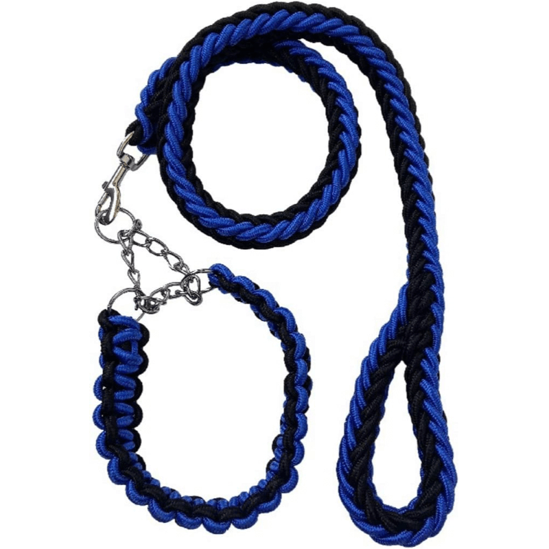 8 strand nylon traction rope dog collar leash