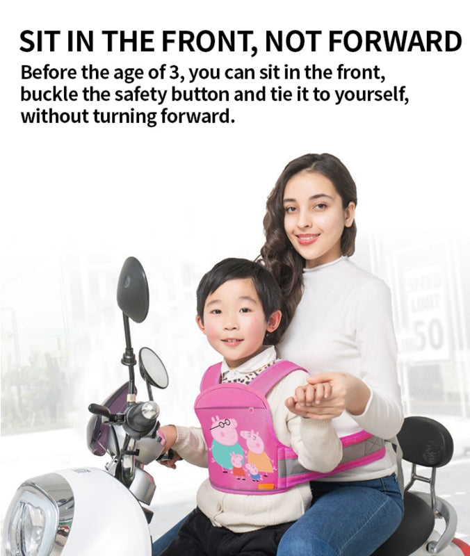 Kids motorcycle bicycle bike safety seat belt - Prozone