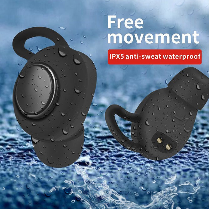 Earphone bluetooth 5.0 stereo waterproof noise reduction - Prozone