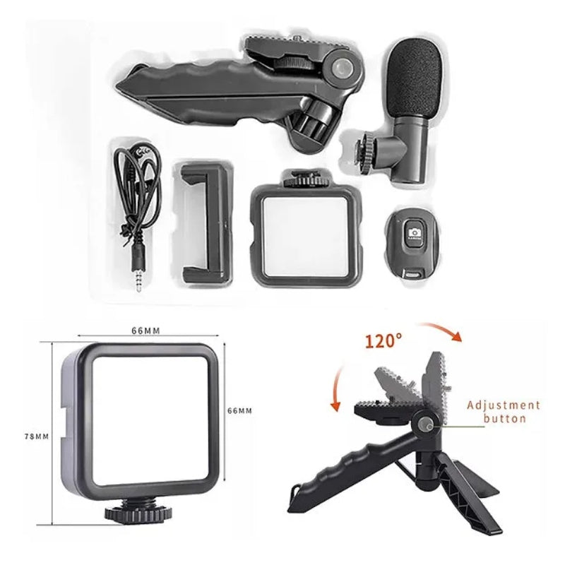 Video making vlogging kit with tripod stand - Prozone