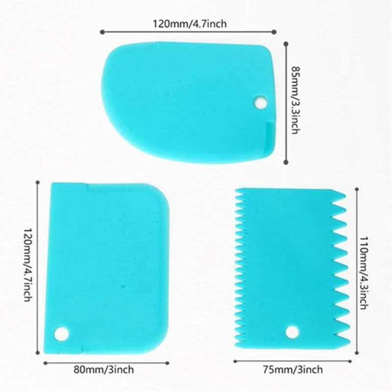 Cake scrraper 3pcs - Prozone