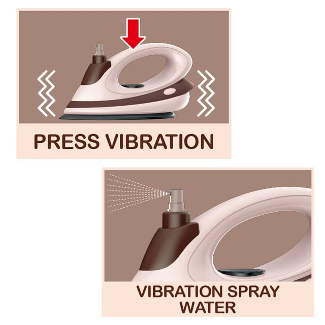 Battery operated iron with spray - Prozone