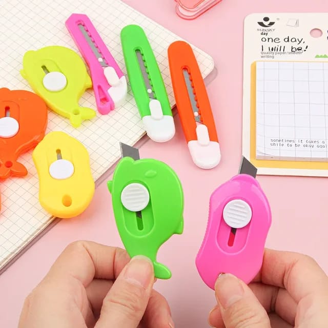 Pack of 2 mini cartoon utility knife cutter - Prozone