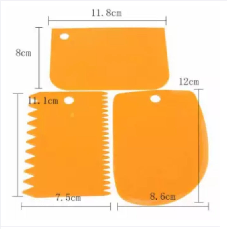 Cake scrraper 3pcs - Prozone