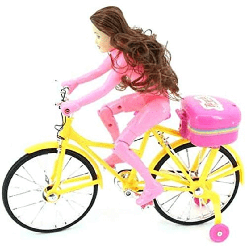 Bicycle doll fun bike toy for girls