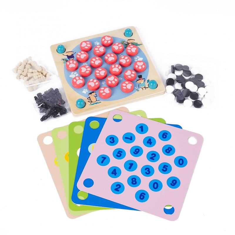 4 in 1 chess game family memory toy