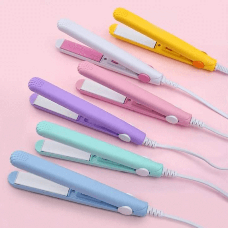 Mini hair straightener and curler