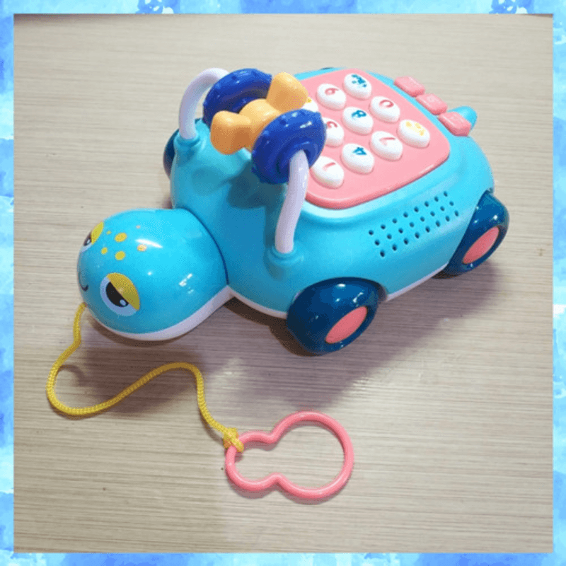 Cute baby turtle phone car toy