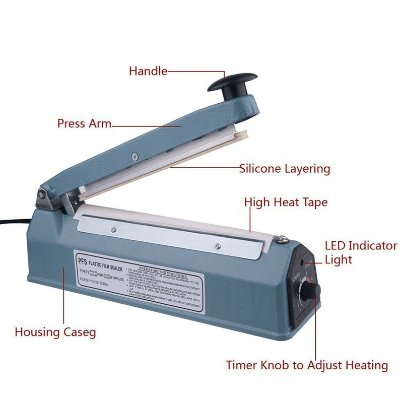 Food vacuum sealer 300w manual sealing machine